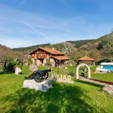 Spacious In Bizkaia With Private Pool And Fireplace Emaldia